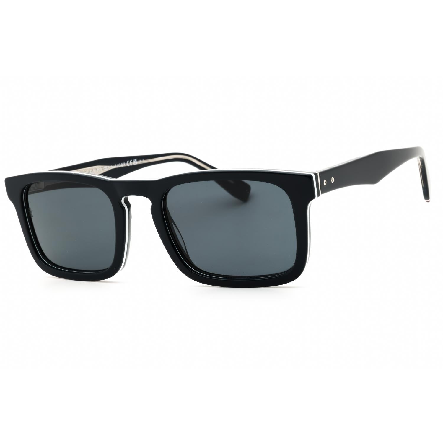 Tommy Hilfiger TH 2068/S Men Rectangle Sunglasses Blue/Dark Grey
