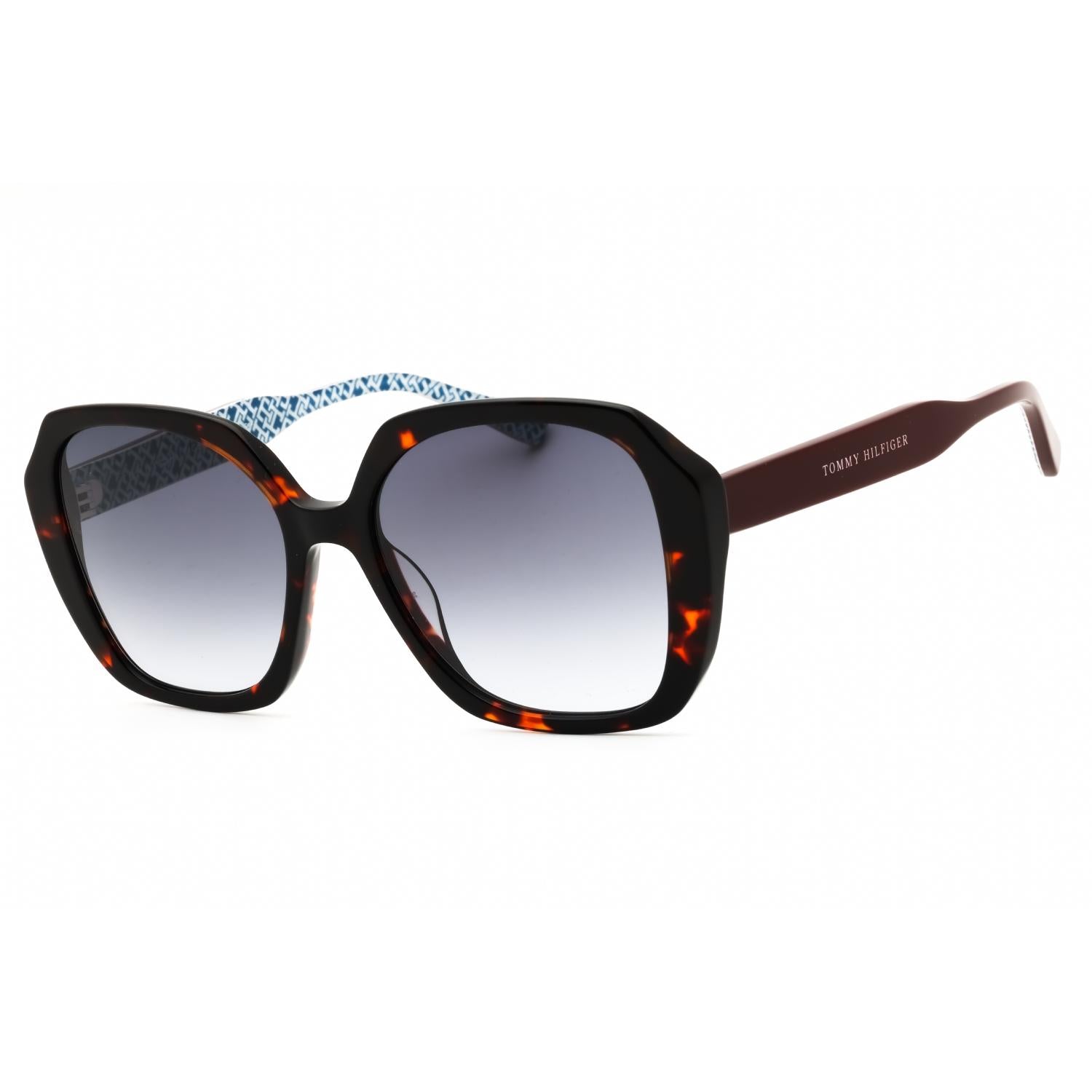 Tommy Hilfiger TH 2105/S Havana/Grey Azure Women's Oversized Sunglasses