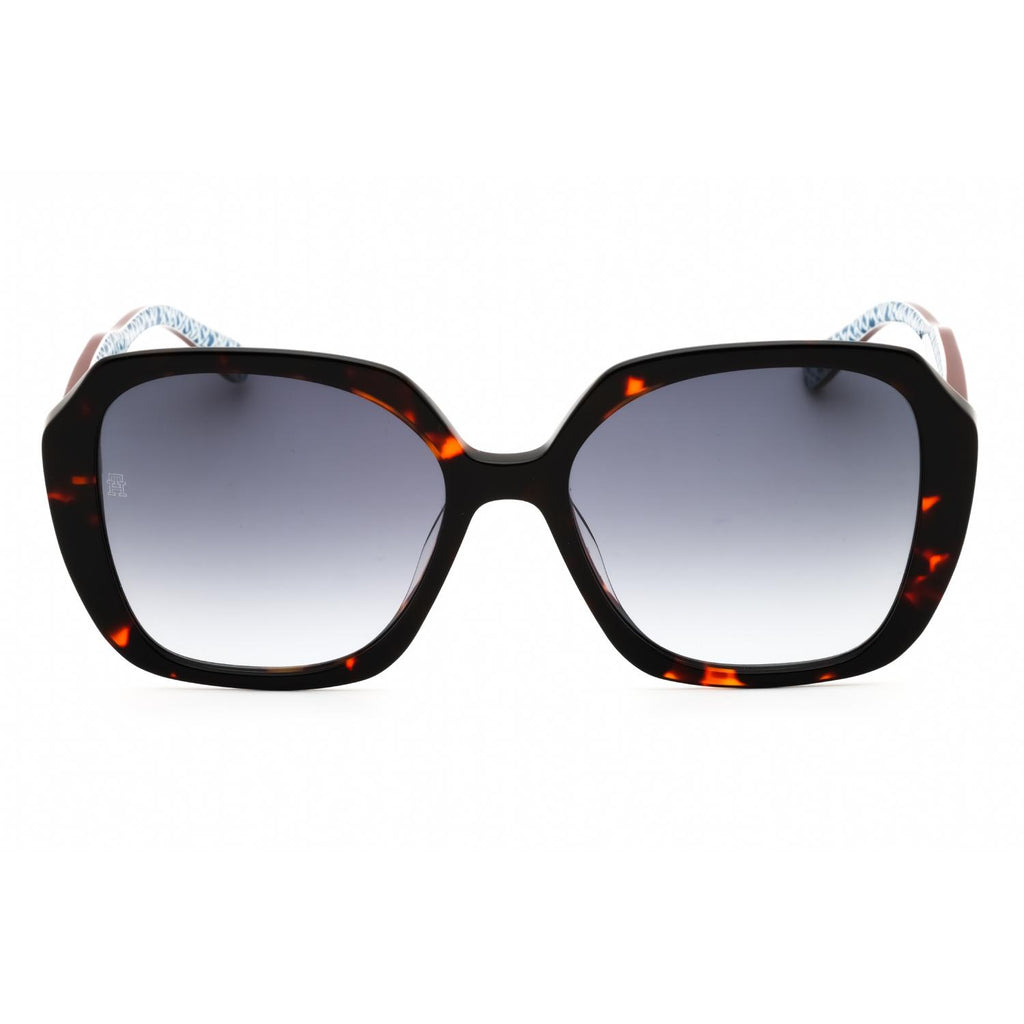 Tommy Hilfiger TH 2105/S Havana/Grey Azure Women's Oversized Sunglasses