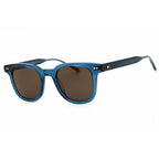 Tommy Hilfiger TH 2126/S Men Rectangular Sunglasses Blue Brown