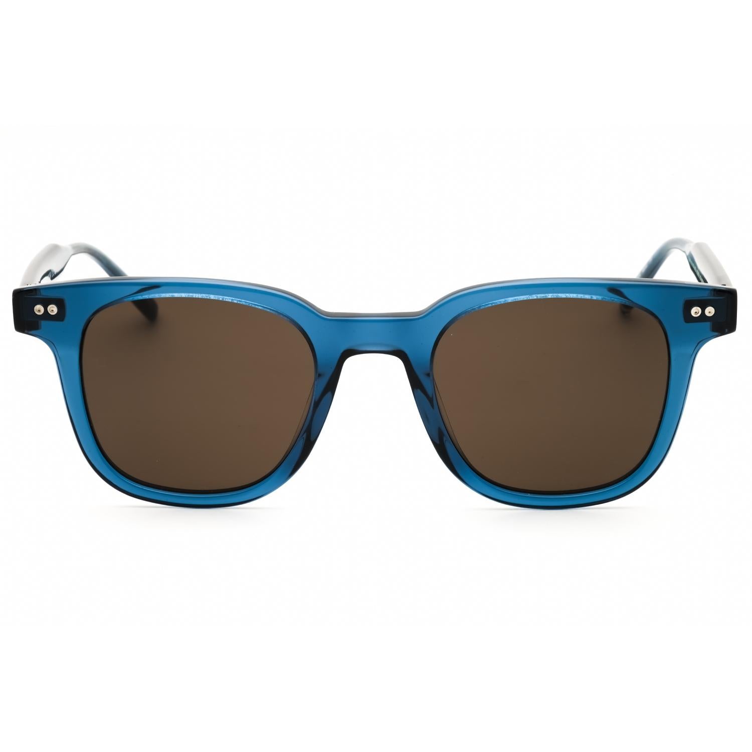 Tommy Hilfiger TH 2126/S Men Rectangular Sunglasses Blue Brown