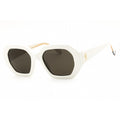 Tommy Hilfiger TH 2155/S Ivory/Grey Women's Oval Sunglasses