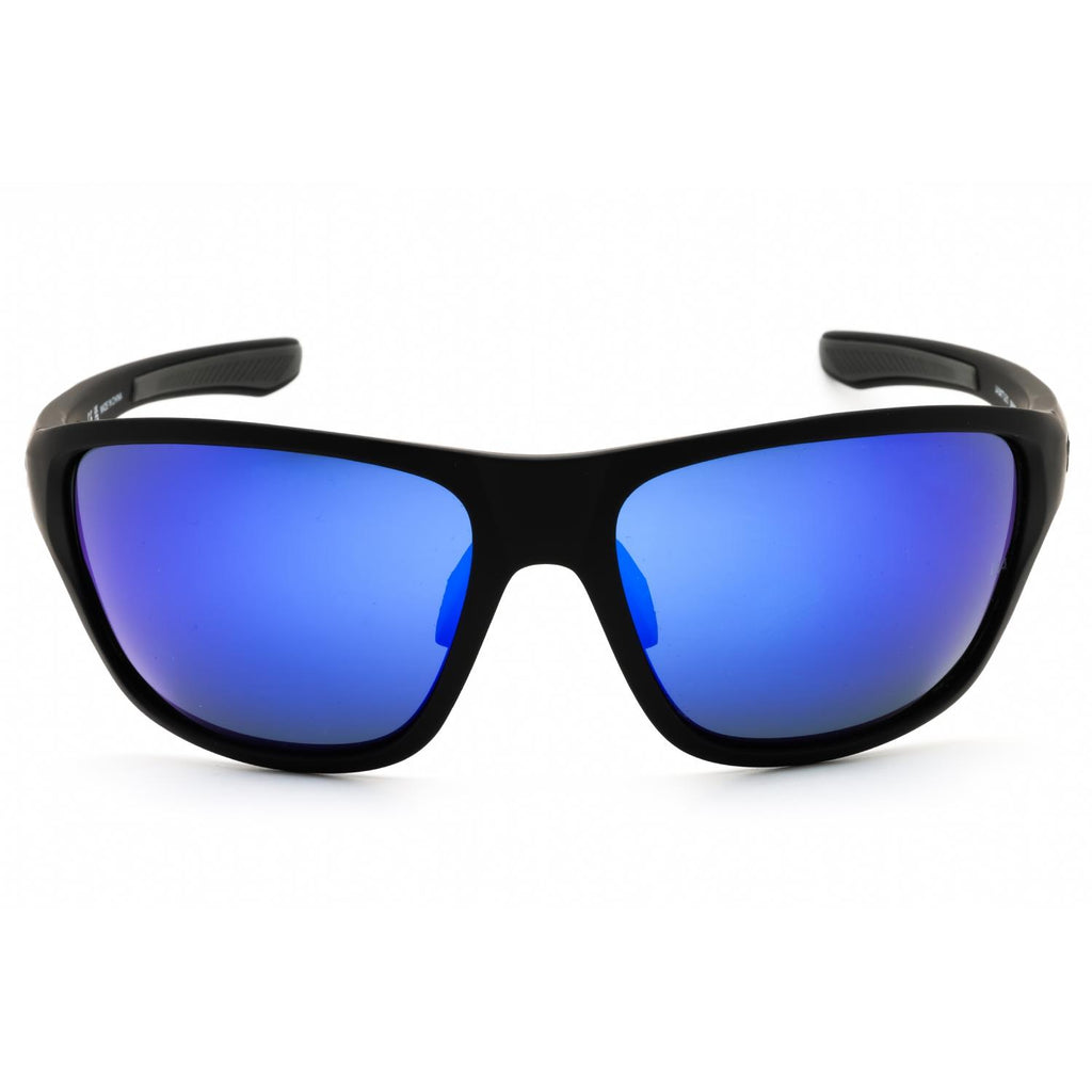 Under Armour UA Battle/O Men Rectangular Sunglasses Matte Black Grey Blue Sky