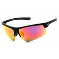 Under Armour UA Clutch/O/G Men Sport Wraparound Sunglasses Matte Black Grey Grey Infrared
