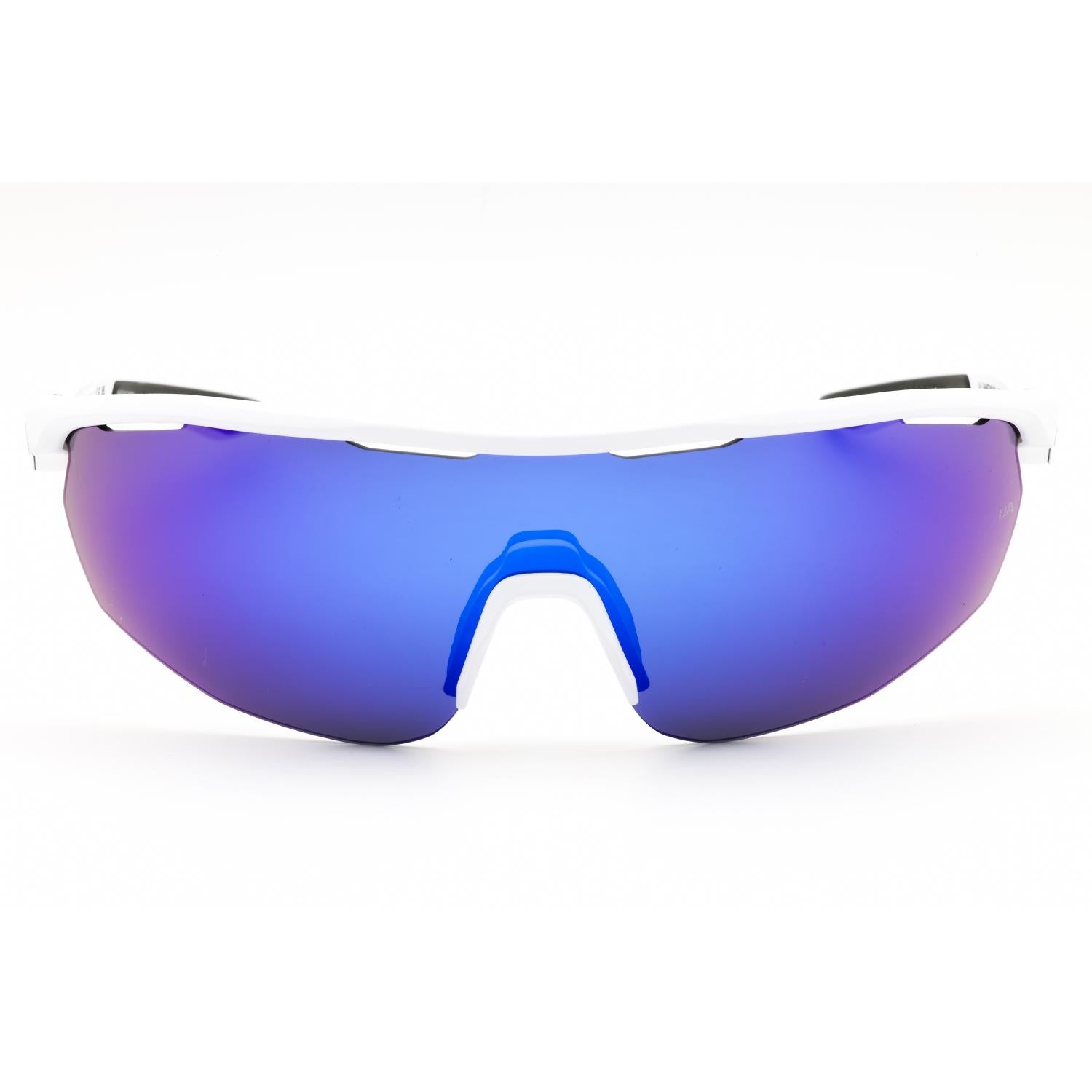 Under Armour Men Shield  Matte White Blue Multilayer Sunglasses