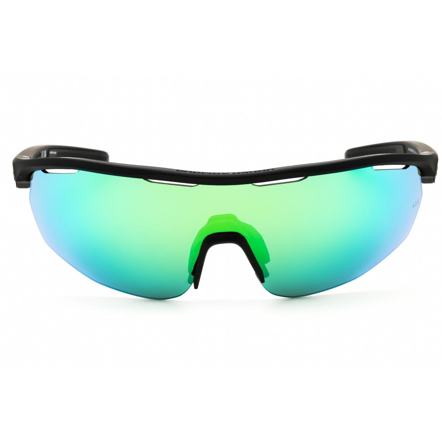 Under Armour Men Shield Matte Black Green Multilayer Sunglasses