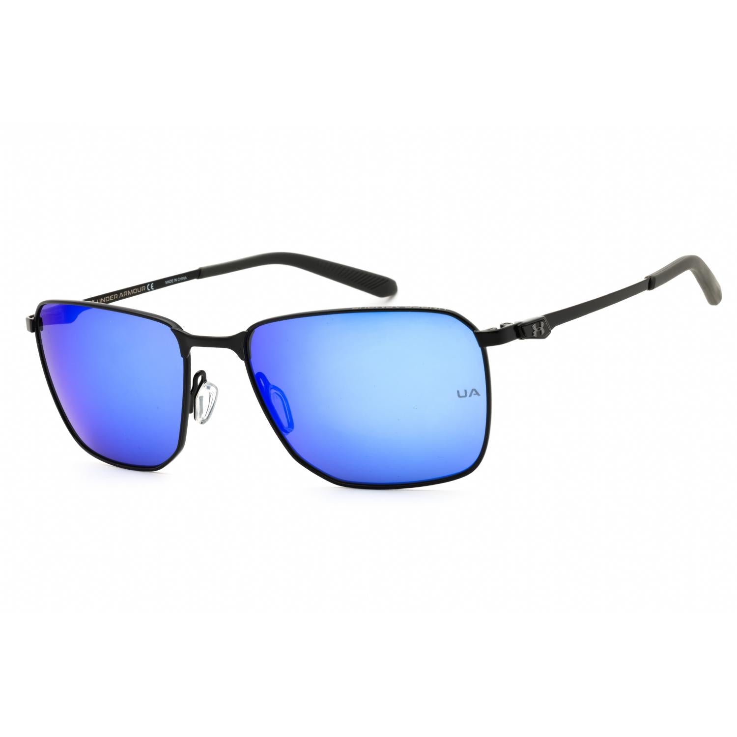 Under Armour UA Scepter 2/G Men Rectangular Sunglasses Black Blue Multilayer