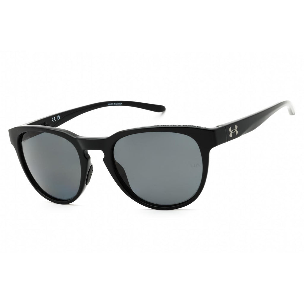 Under Armour  Unisex  Black Ruthenium Grey Polarized Sunglasses