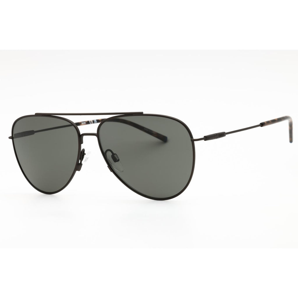 Zeiss ZS22107SP Men Aviator Sunglasses Satin Gunmetal Grey Polarized