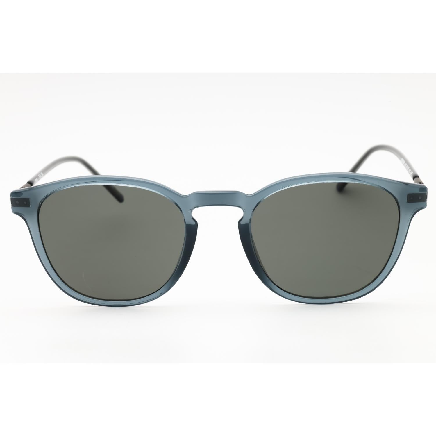 Zeiss ZS22514SP Men Round Sunglasses Crystal Atlantic Grey Polarized