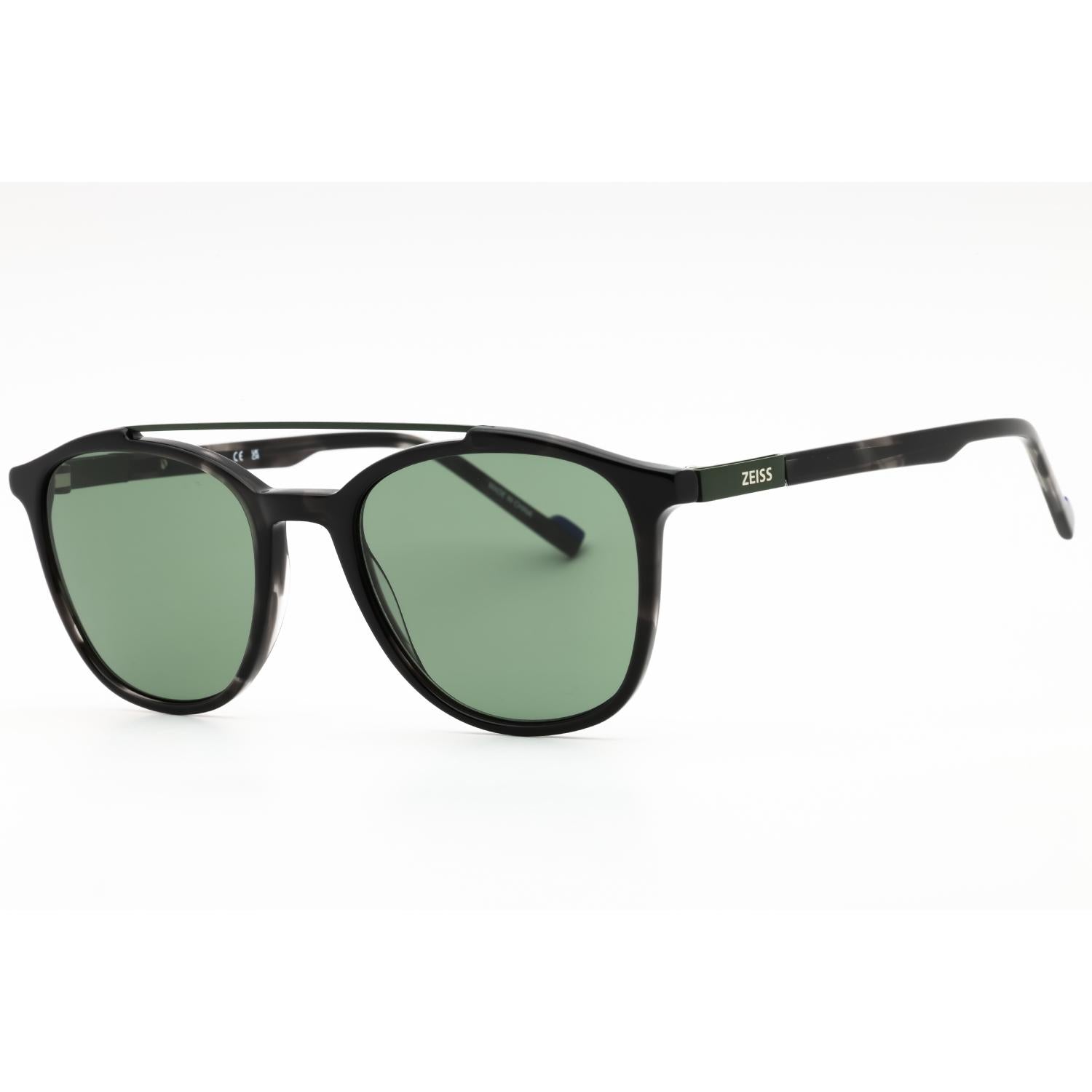 Zeiss ZS22518S Men Rectangular Sunglasses Black Tortoise Green