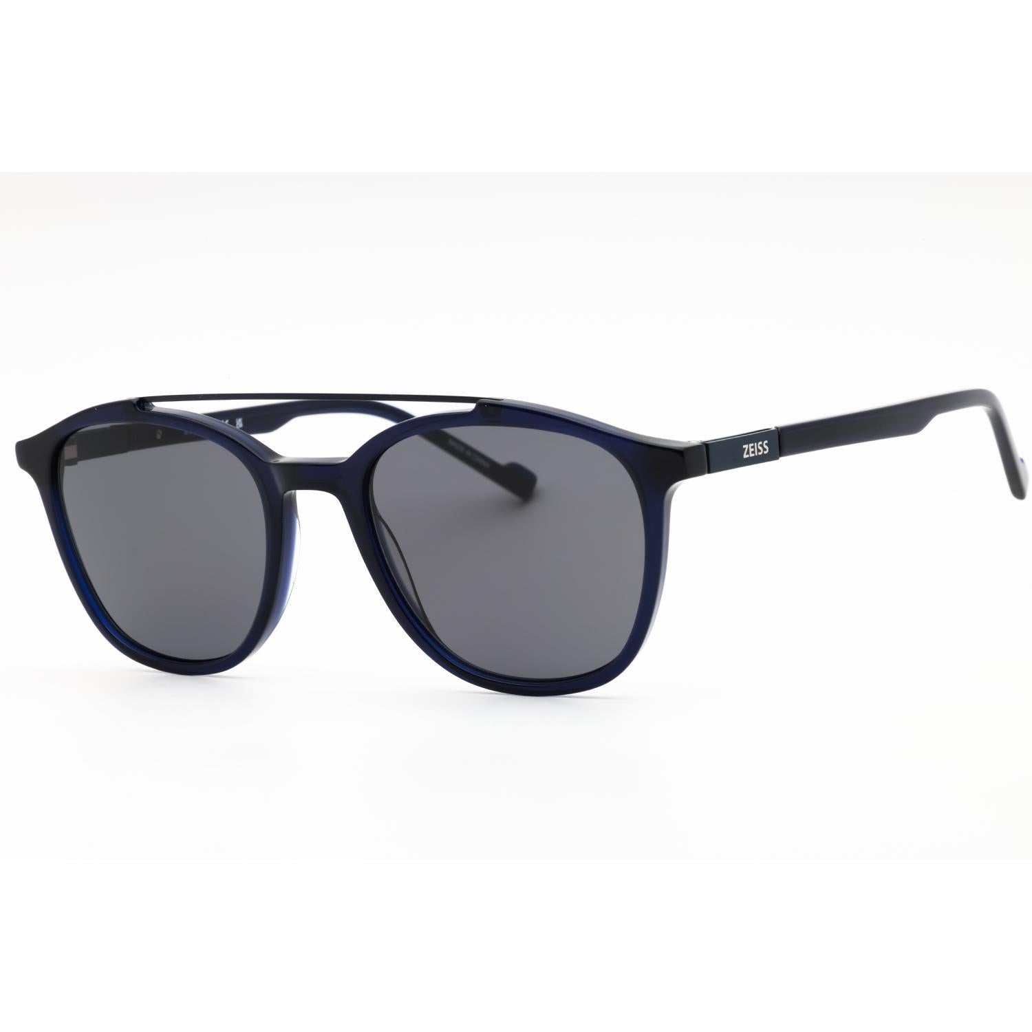 Zeiss ZS22518S Men Rectangular Sunglasses Transparent Avio Grey Grey