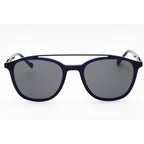 Zeiss ZS22518S Men Rectangular Sunglasses Transparent Avio Grey Grey