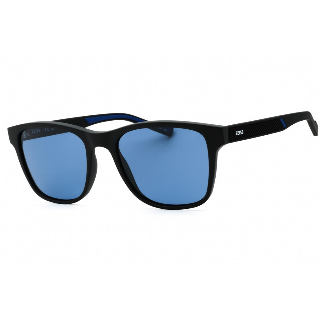 Zeiss ZS22521SLP Men Rectangular Sunglasses Matte Black Blue Polarized