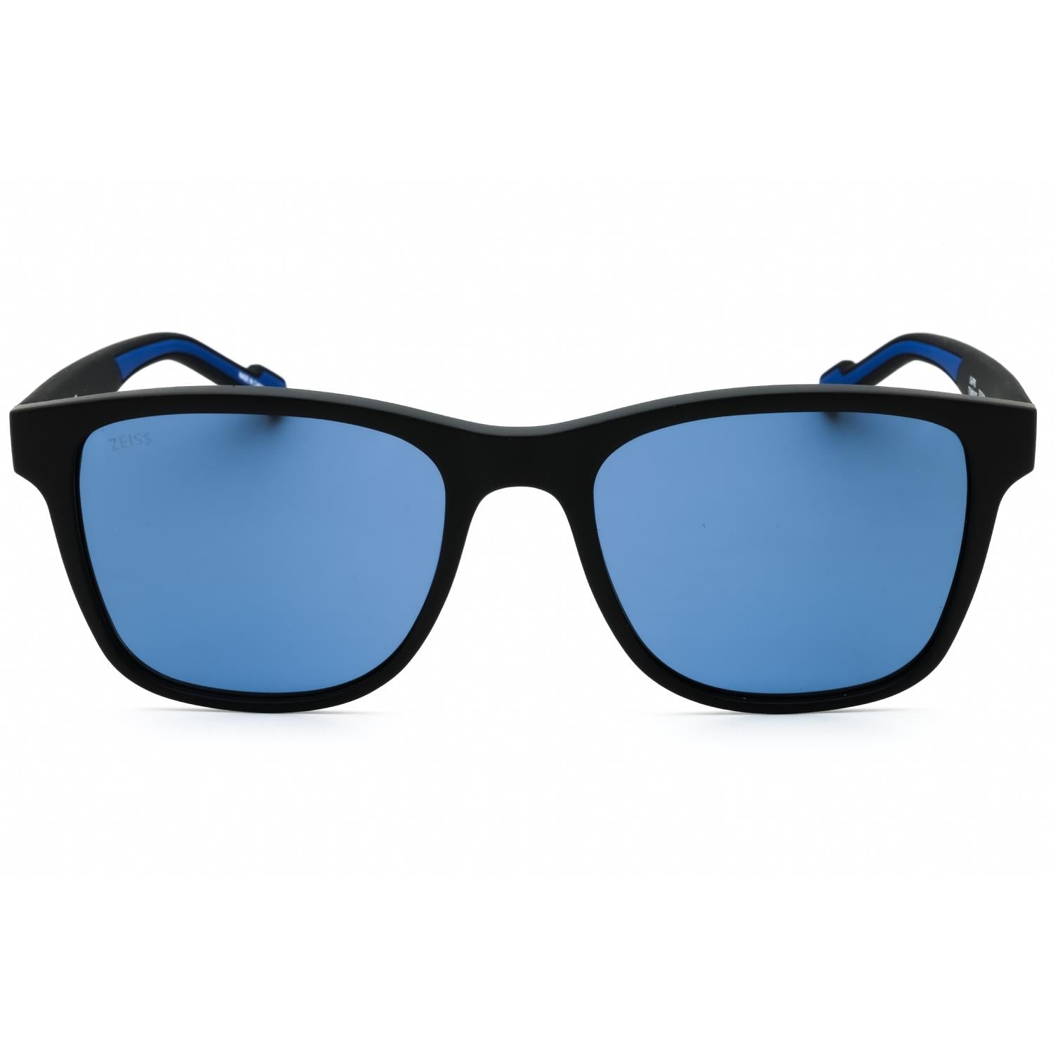 Zeiss ZS22521SLP Men Rectangular Sunglasses Matte Black Blue Polarized