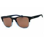 Zeiss ZS22521SLP Men Rectangular Sunglasses Matte Blue Crystal Blue Brown Polarized