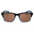 Zeiss ZS22521SLP Men Rectangular Sunglasses Matte Blue Crystal Blue Brown Polarized