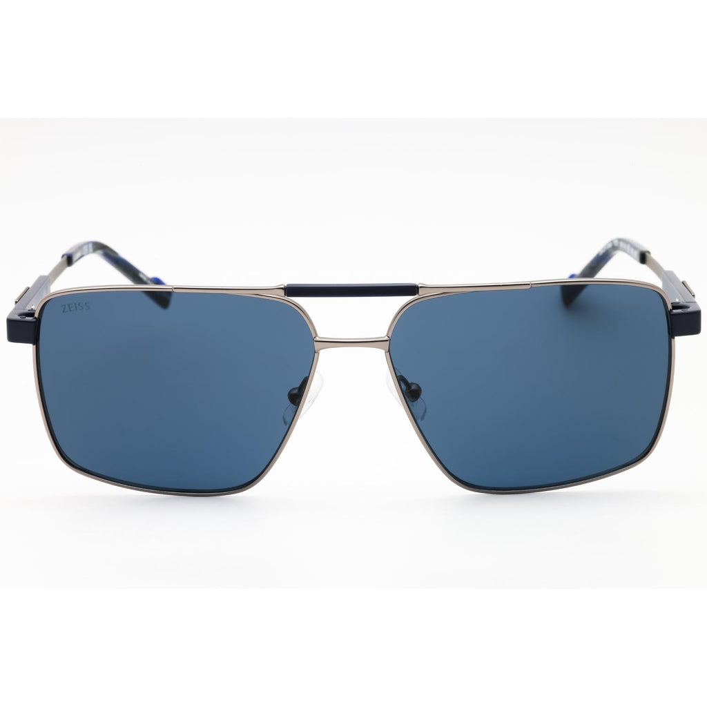 Zeiss ZS23136S Men Rectangular Sunglasses Ruthenium Blue