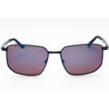 Zeiss ZS23139SP Men Rectangular Sunglasses Satin Blue Blue Mirror Polarized