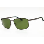 Zeiss ZS23139SP Men Rectangular Sunglasses Satin Dark Gunmetal Green Polarized