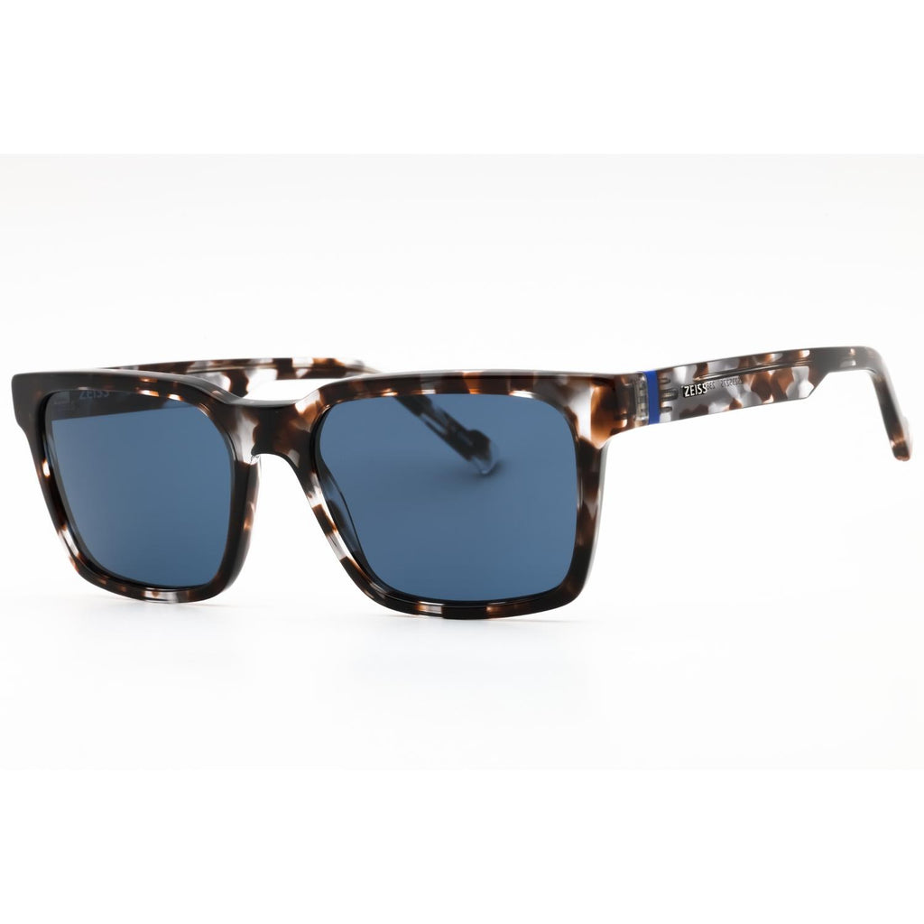 Zeiss ZS23527S Men Rectangular Sunglasses Brown Grey Tortoise Blue