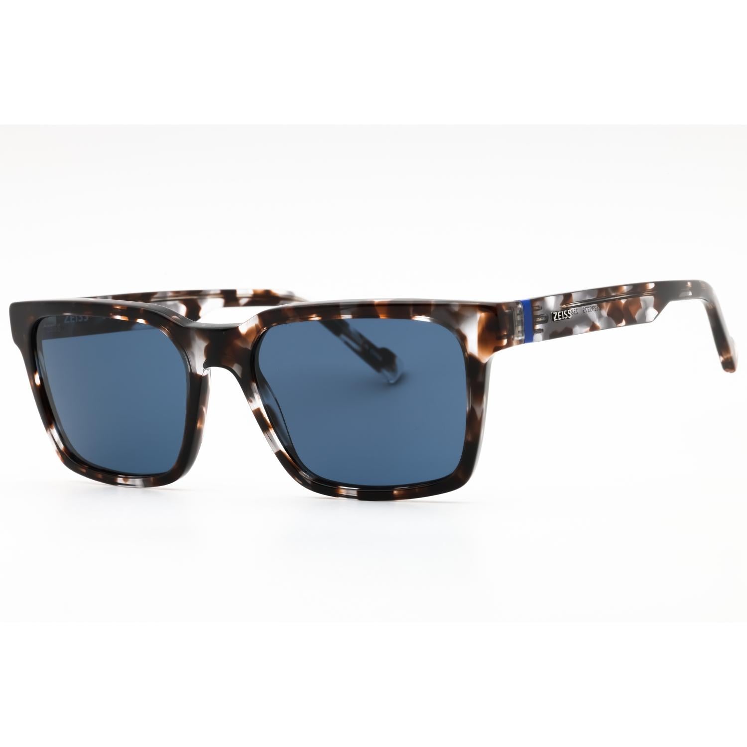 Zeiss ZS23527S Men Rectangular Sunglasses Brown Grey Tortoise Blue