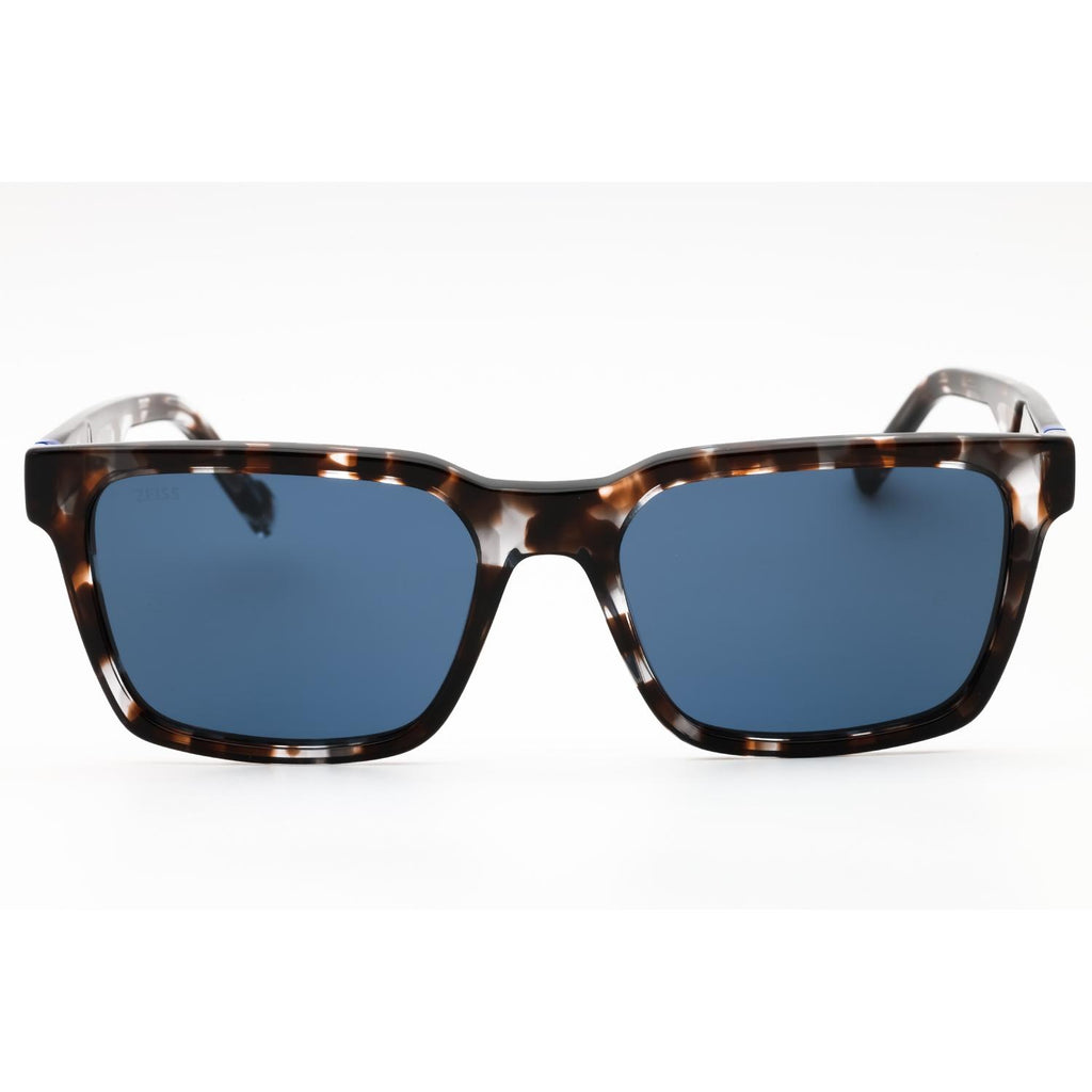 Zeiss ZS23527S Men Rectangular Sunglasses Brown Grey Tortoise Blue