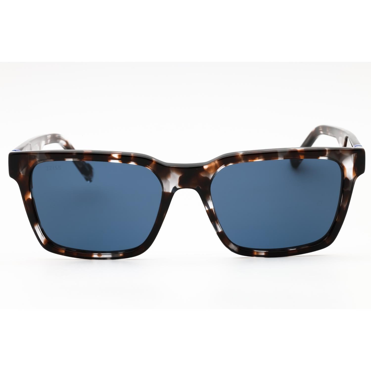 Zeiss ZS23527S Men Rectangular Sunglasses Brown Grey Tortoise Blue