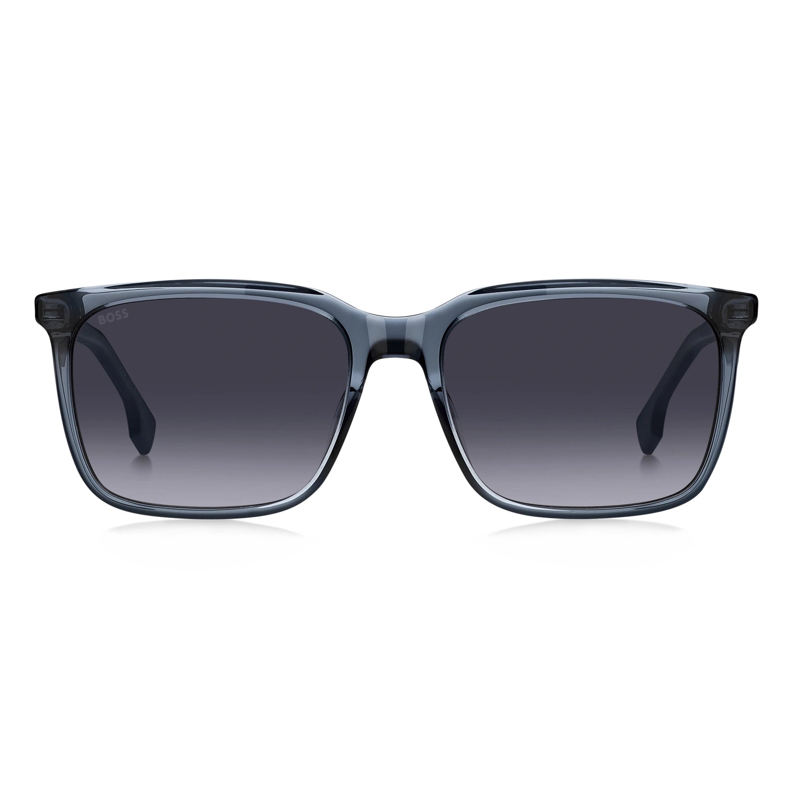Hugo Boss BOSS 1579/S Men Rectangular Sunglasses Blue / Brown SOLX