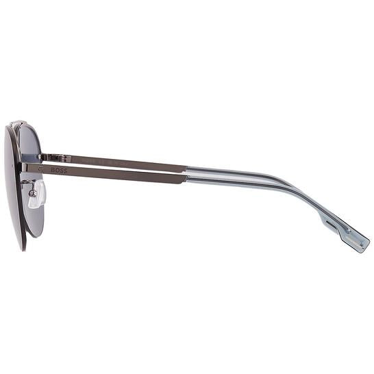 Hugo Boss BOSS 1537/F/SK Men Aviator Sunglasses Ruthenium / Grey