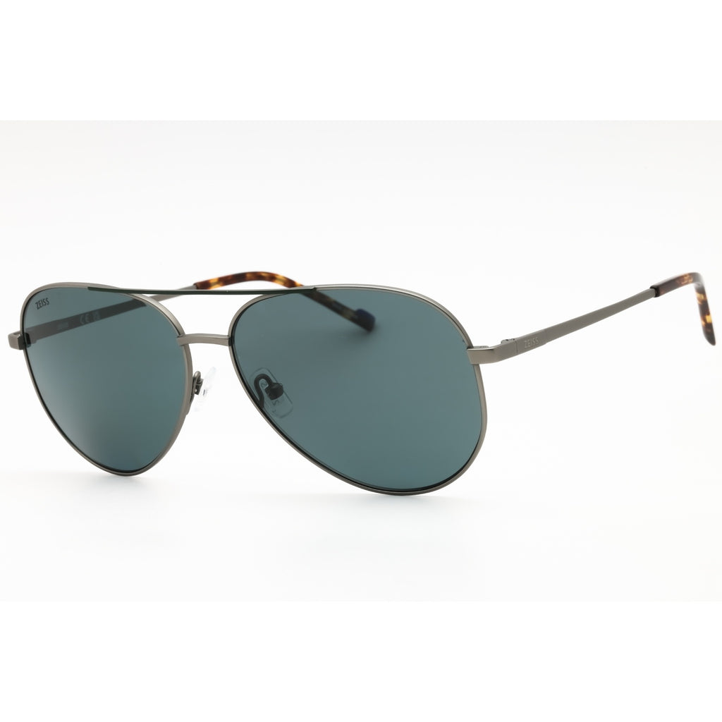 Zeiss ZS24150SP Men Polarized Sunglasses Satin Green/Dark Ruthenium/Green