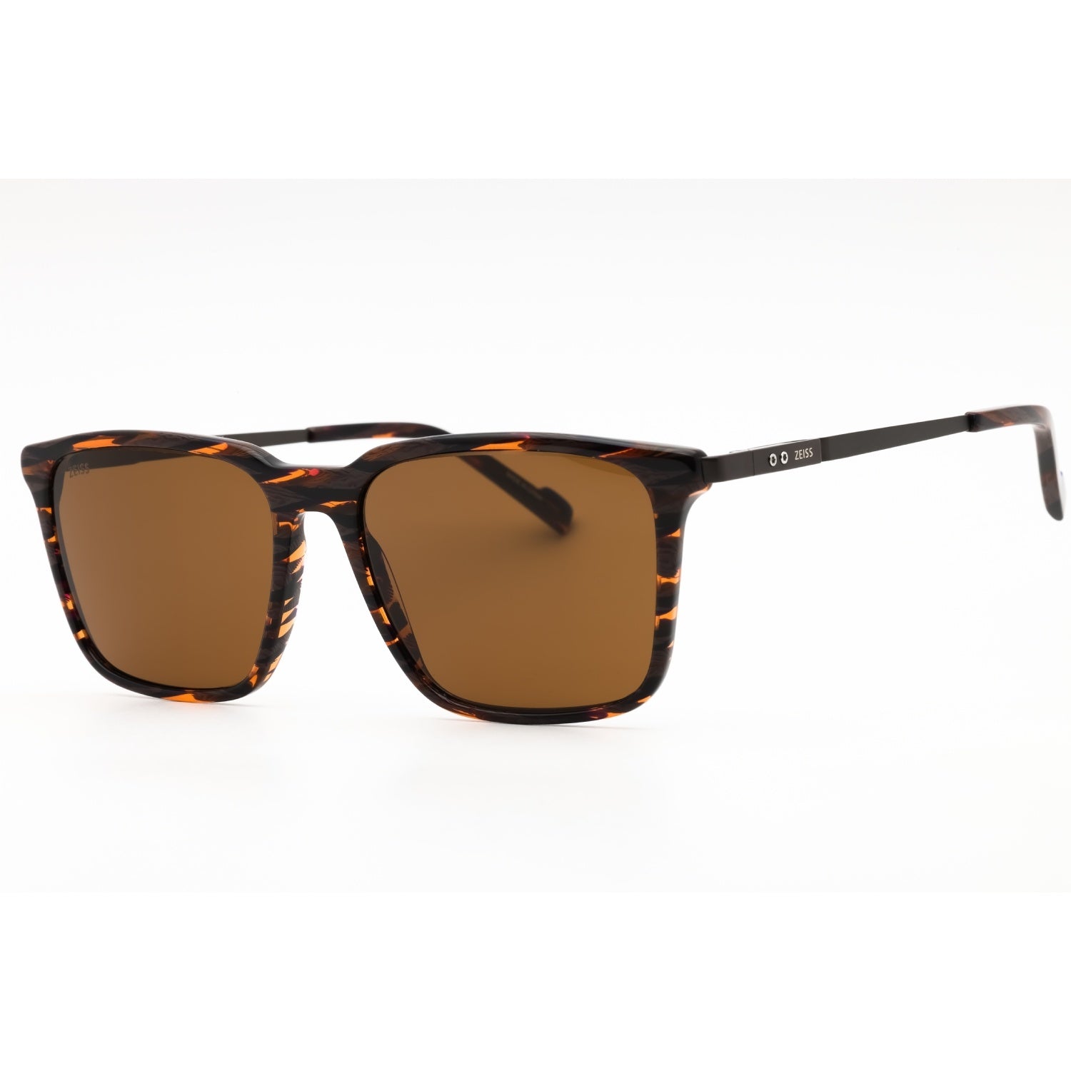 Zeiss ZS23716S Men Sunglasses Textured Brown/Grey/Brown