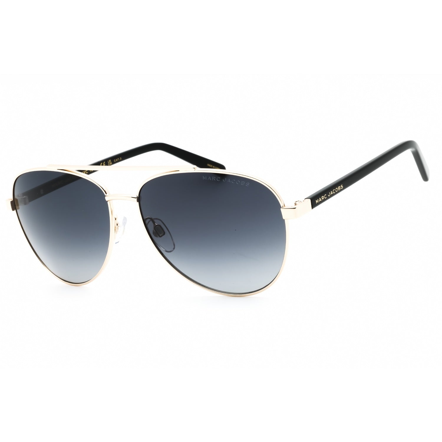 Marc Jacobs MARC 760/S Women Sunglasses Gold/Black/Dark Grey Gradient