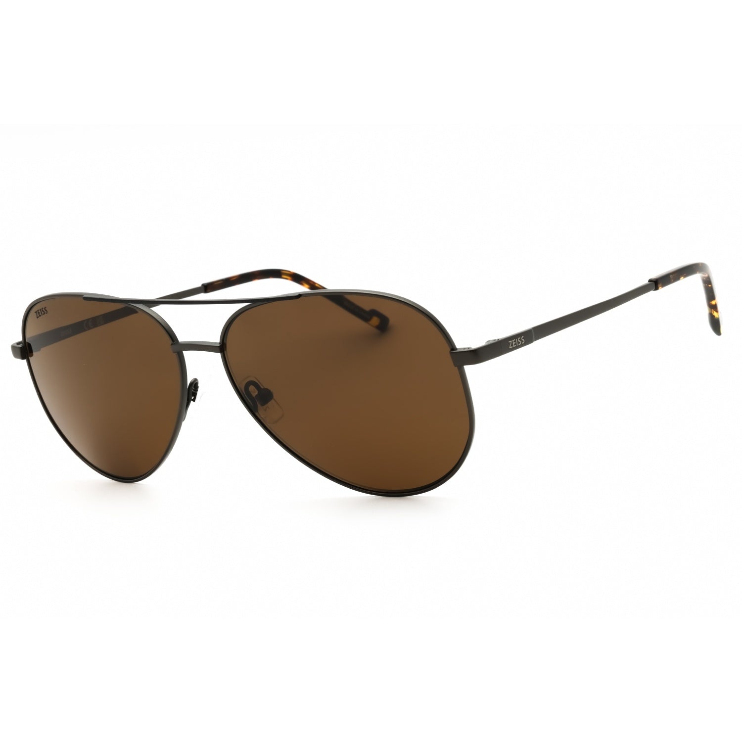 Zeiss ZS24150SP Men Polarized Sunglasses Matte Black/Dark Gun