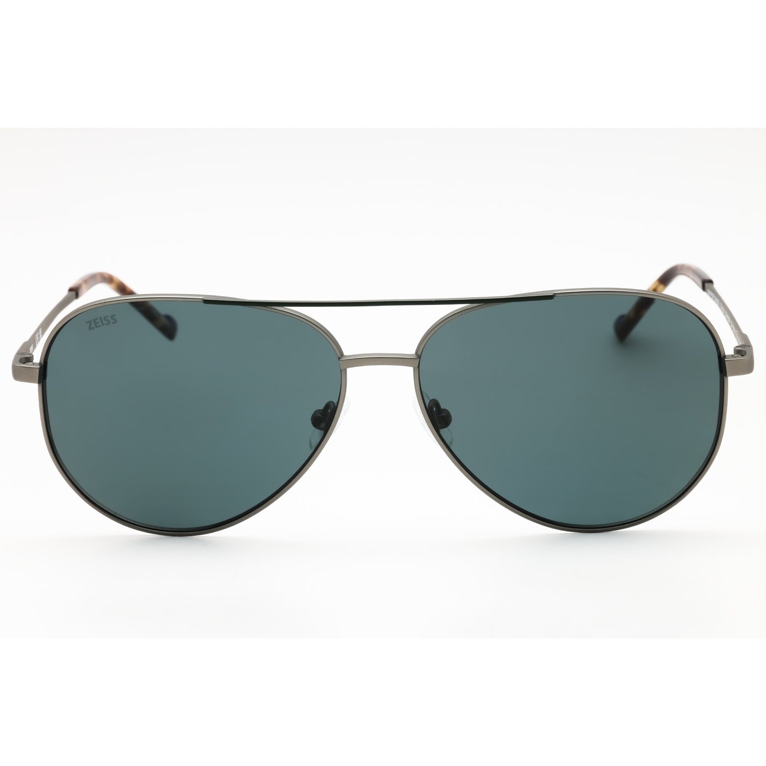 Zeiss ZS24150SP Men Polarized Sunglasses Satin Green/Dark Ruthenium/Green