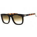 David Beckham DB 7000/S Men Rectangular Sunglasses Black Havana Gold Green Shaded