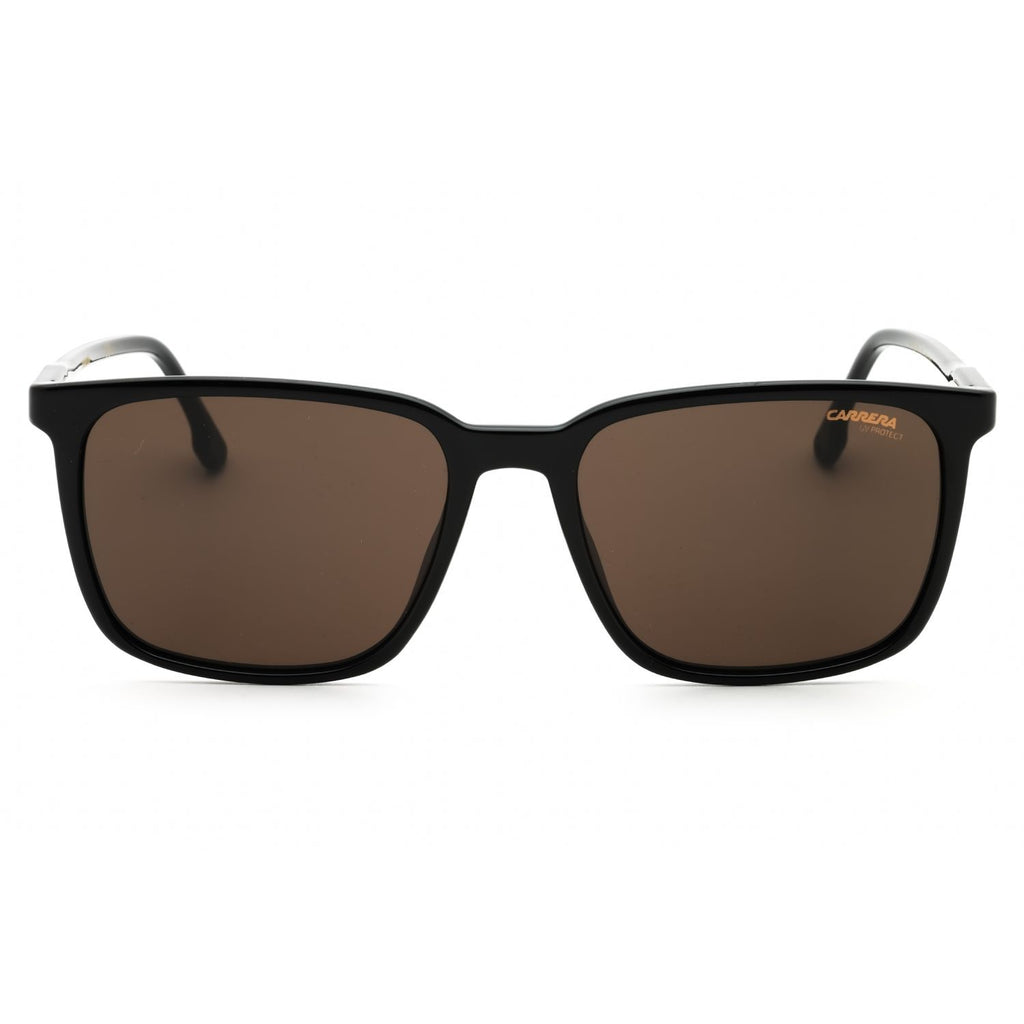 Carrera 259/S Black / Brown Rectangular Sunglasses