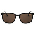 Carrera 259/S Black / Brown Rectangular Sunglasses