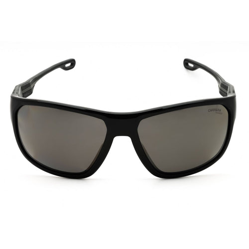 Carrera 4018/S Black / Grey Polarized Rectangular Sunglasses