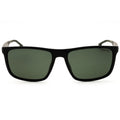 Carrera 8047/S Black / Green Rectangular Sunglasses