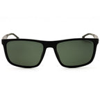 Carrera 8047/S Black / Green Rectangular Sunglasses