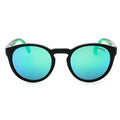 Carrera 8056/S Black / Green Round Sunglasses