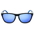 Carrera 8058/S Black / Blue Mirror Rectangular Sunglasses
