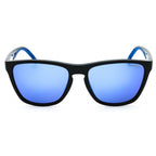 Carrera 8058/S Black / Blue Mirror Rectangular Sunglasses