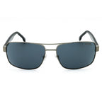 Carrera 8063/S DK RUTHEN / Grey Rectangular Metal Sunglasses