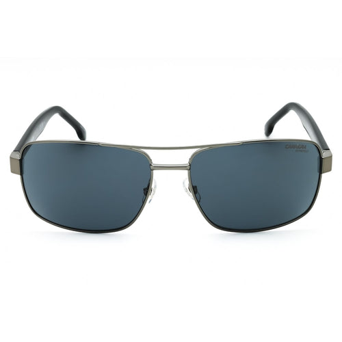 Carrera 8063/S DK RUTHEN / Grey Rectangular Metal Sunglasses