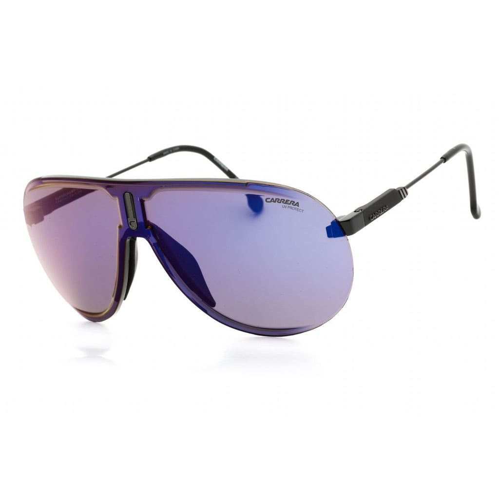 Carrera SUPERCHAMPION Black Blue / Blue Sky SP Aviator Metal Sunglasses