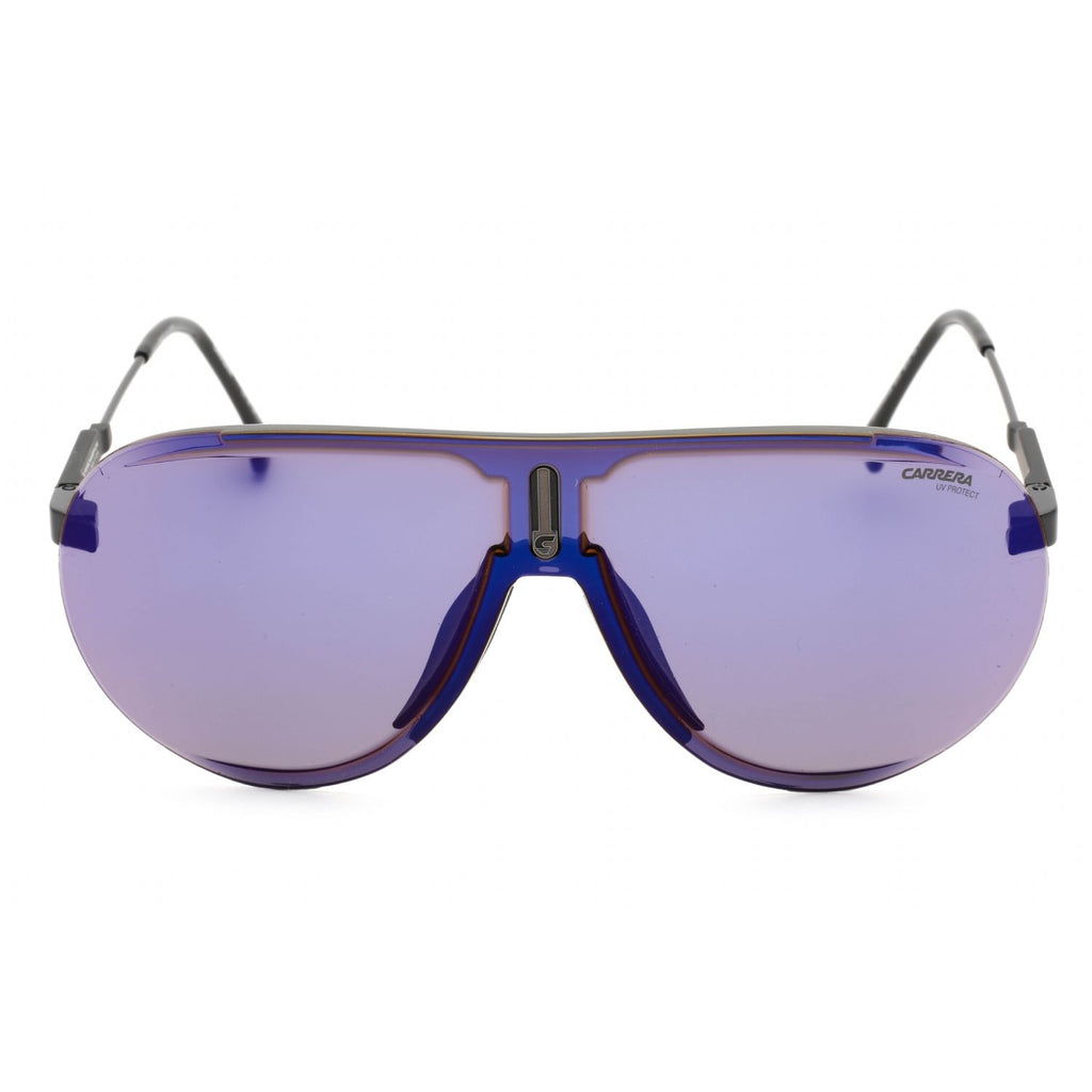 Carrera SUPERCHAMPION Black Blue / Blue Sky SP Aviator Metal Sunglasses