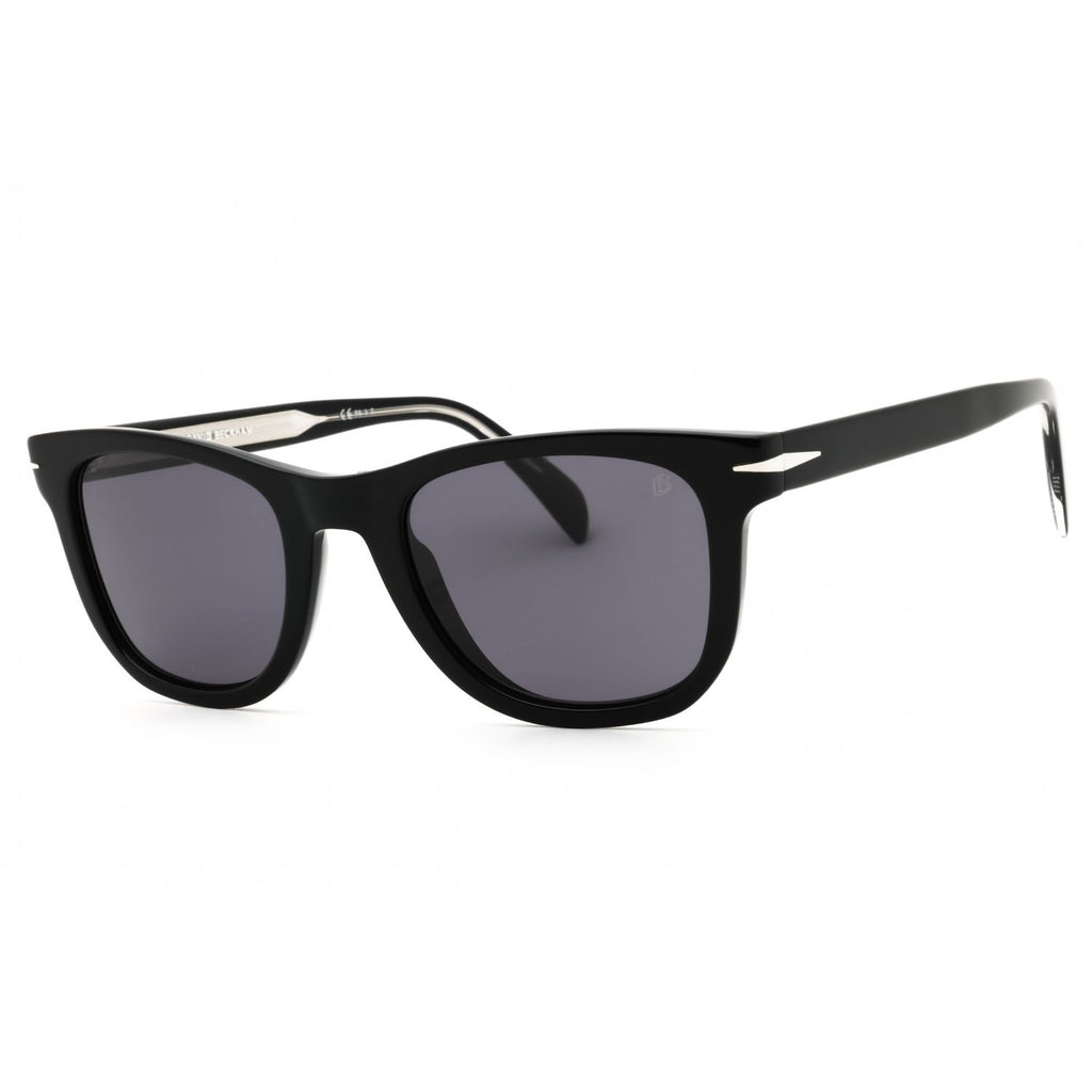 David Beckham DB 1006/S Rectangular Sunglasses – Black/Grey Polarized