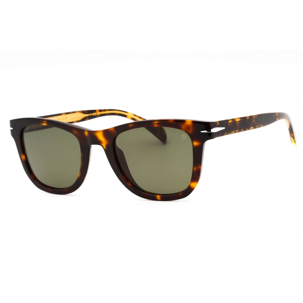 David Beckham DB 1006/S Rectangular Sunglasses – Havana/Green